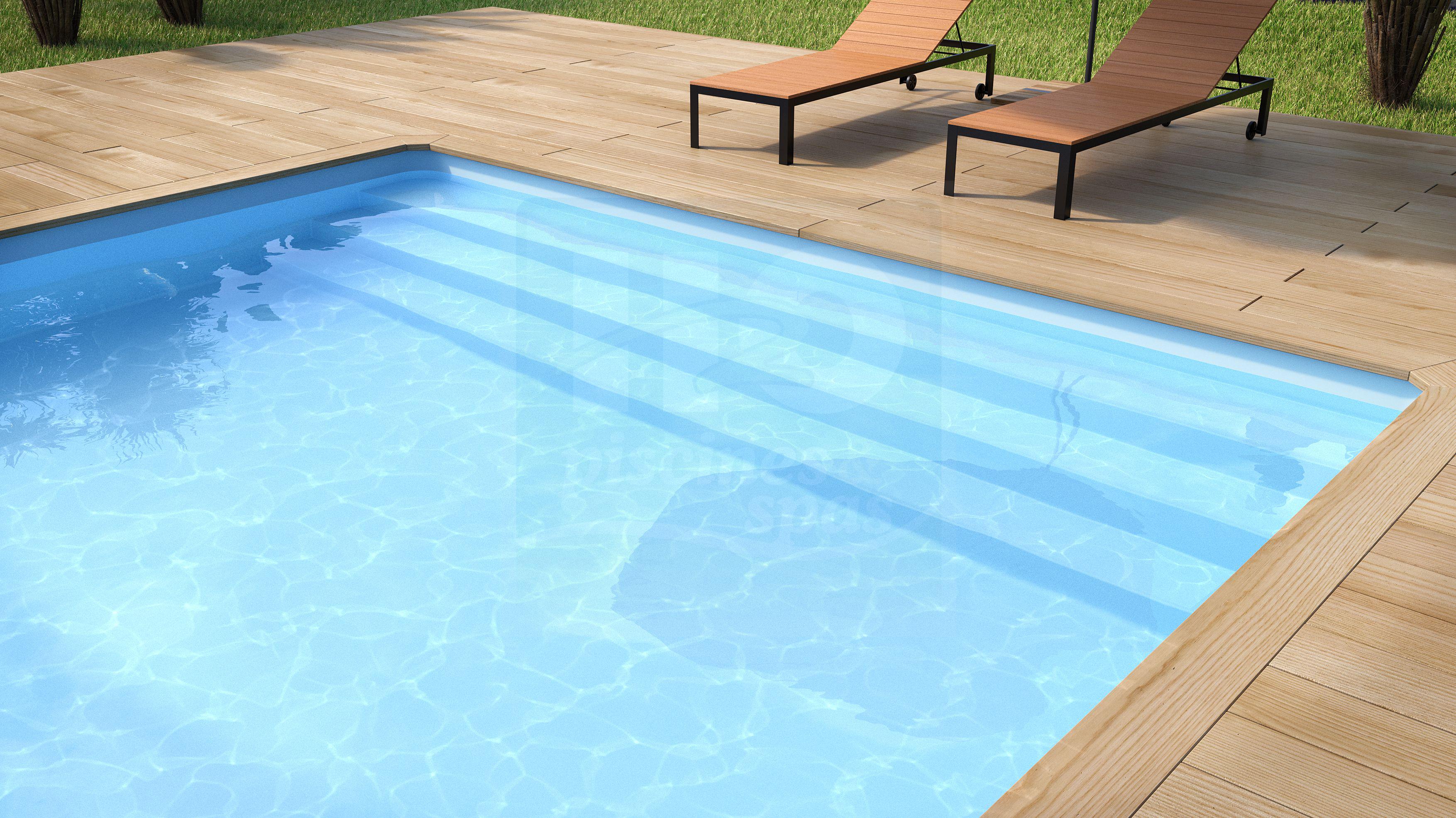 Liner Me Pour Piscine Universo Bois Octogonale Hauteur